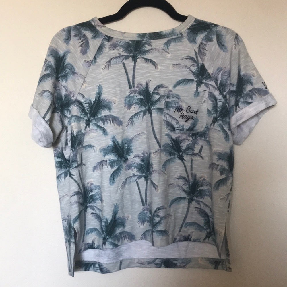 EUC Victoria’s Secret palm tree shirt